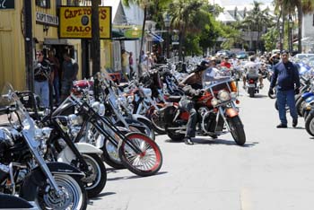 Poker Run 2007 photo - Duval Street, Key West